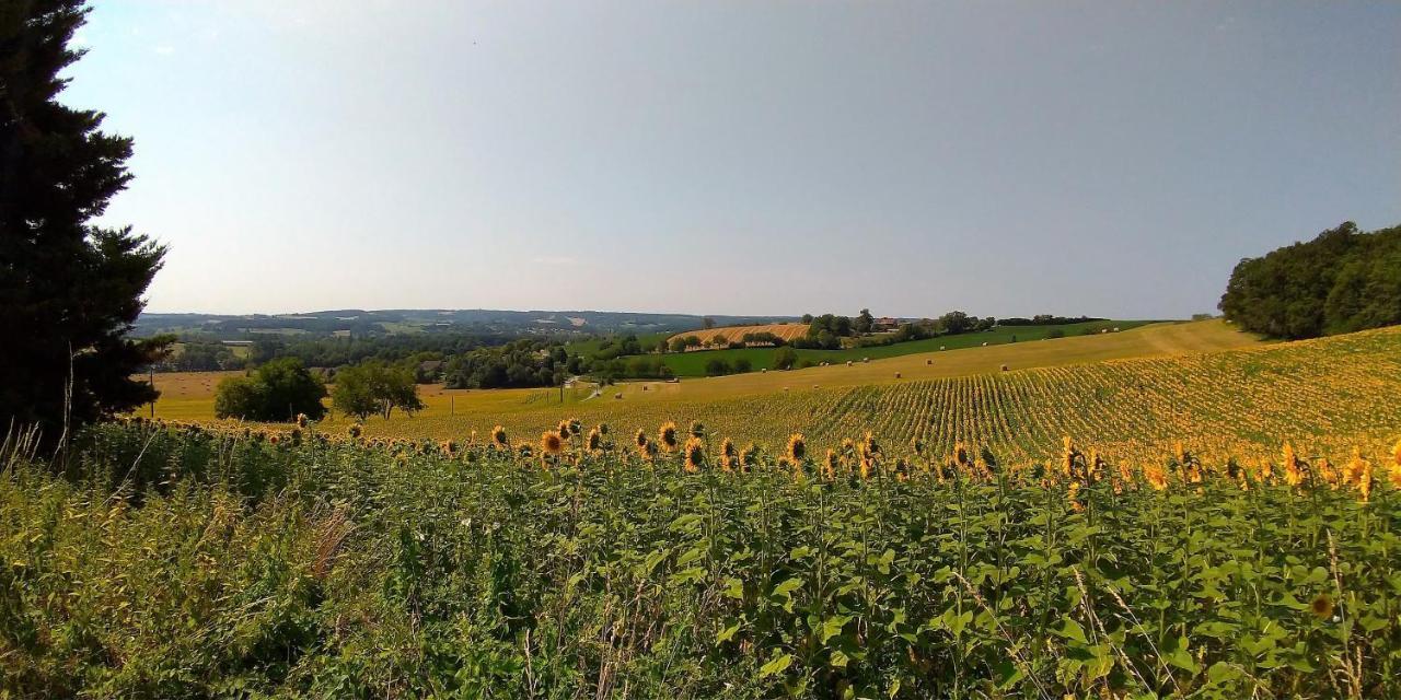 Les Gites De La Treille Montagrier Exteriör bild